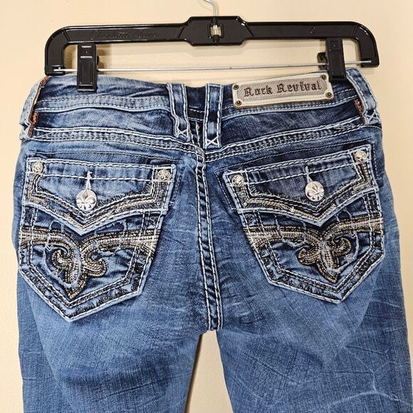 Rock Revival sukara boot med wash jeans size 25 - Picture 2 of 13